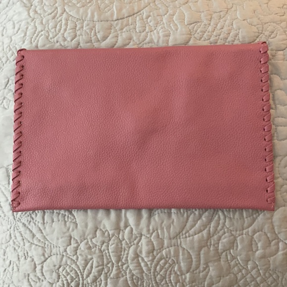 LAGGO Pink Leather Envelope Clutch - Picture 2 of 7